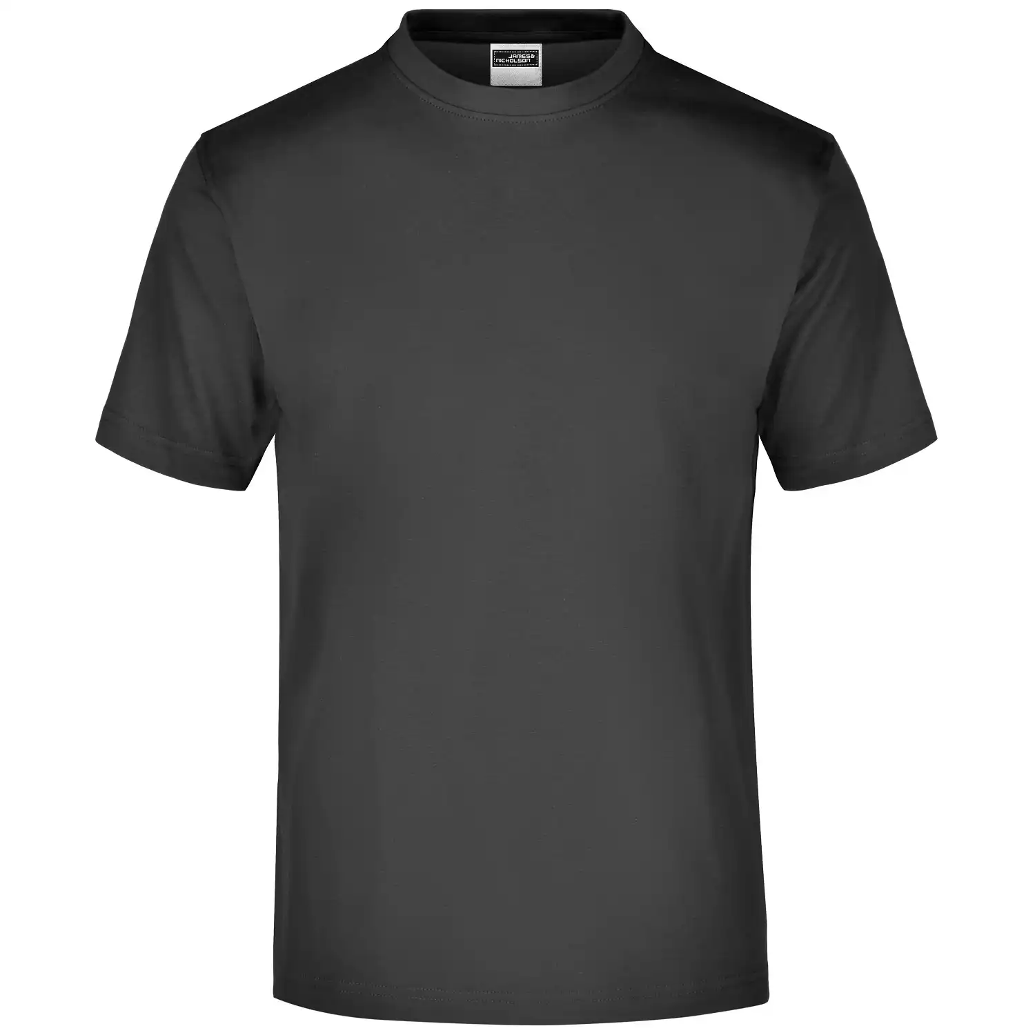 T-Shirt Round-T Medium "JN001" in graphite, L - Thumbnail 1
