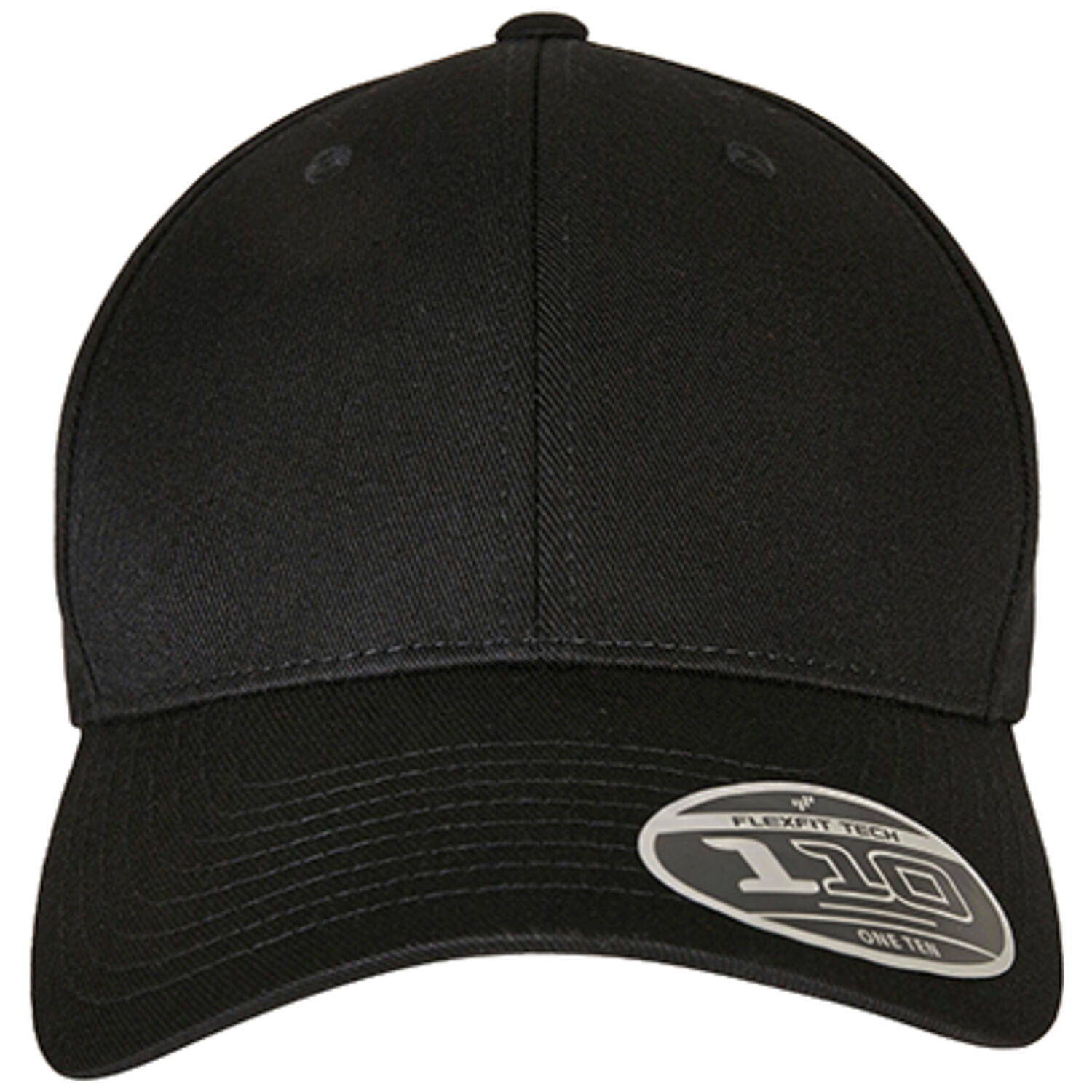 6-Panel-Snapback-Cap in schwarz - Bild 1