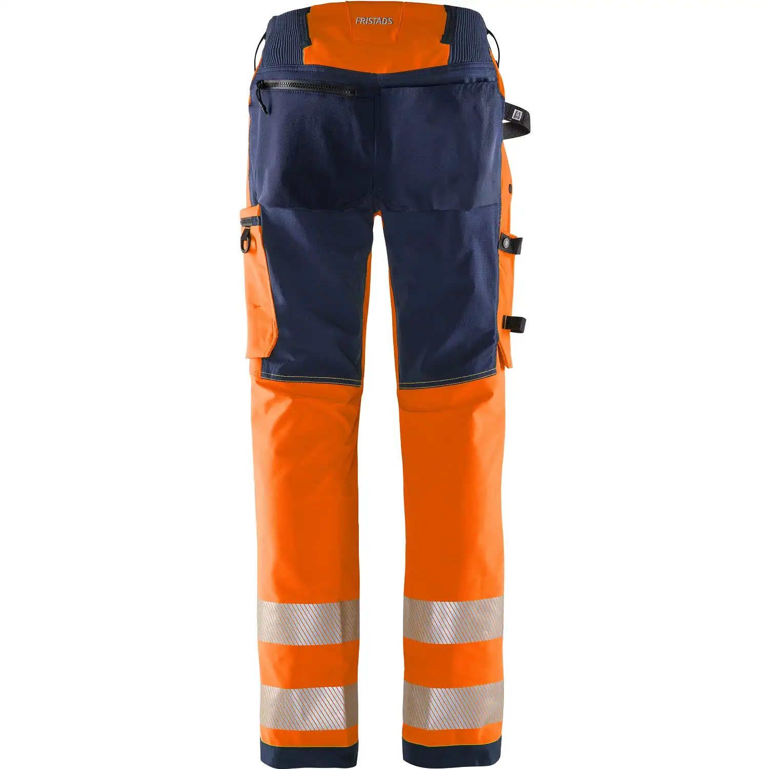 Warnschutz Stretch Bundhose Kl. 2 "2645 GSTP" Green Stiby in orange/marine, C44 - Thumbnail 2
