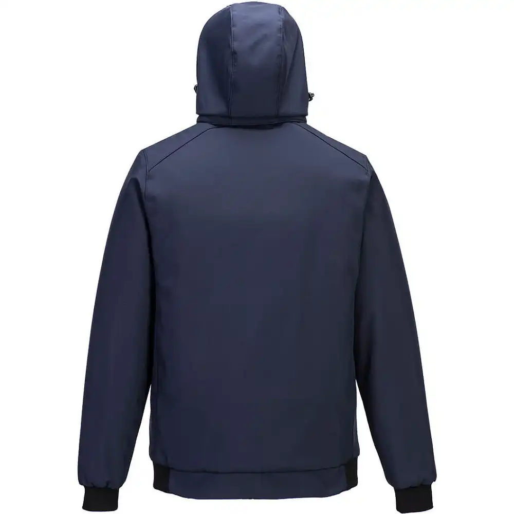 Winter Softshelljacke "CD874" WX2 Eco in marine, L - Thumbnail 2
