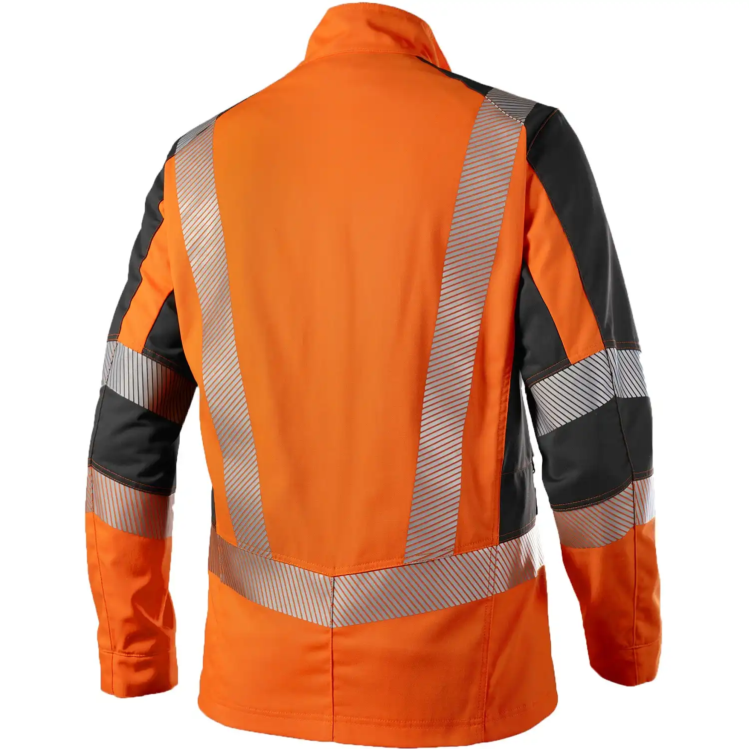 Warnschutz Stretch Bundjacke "2042-844" in warnorange/anthrazit, 44/46 - Thumbnail 2