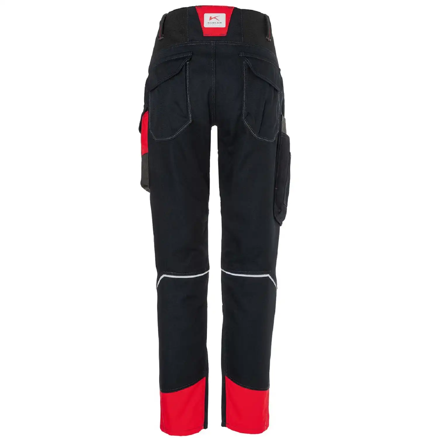 Damen Bundhose BODYFORCE in schwarz/rot, 38 - Thumbnail 2