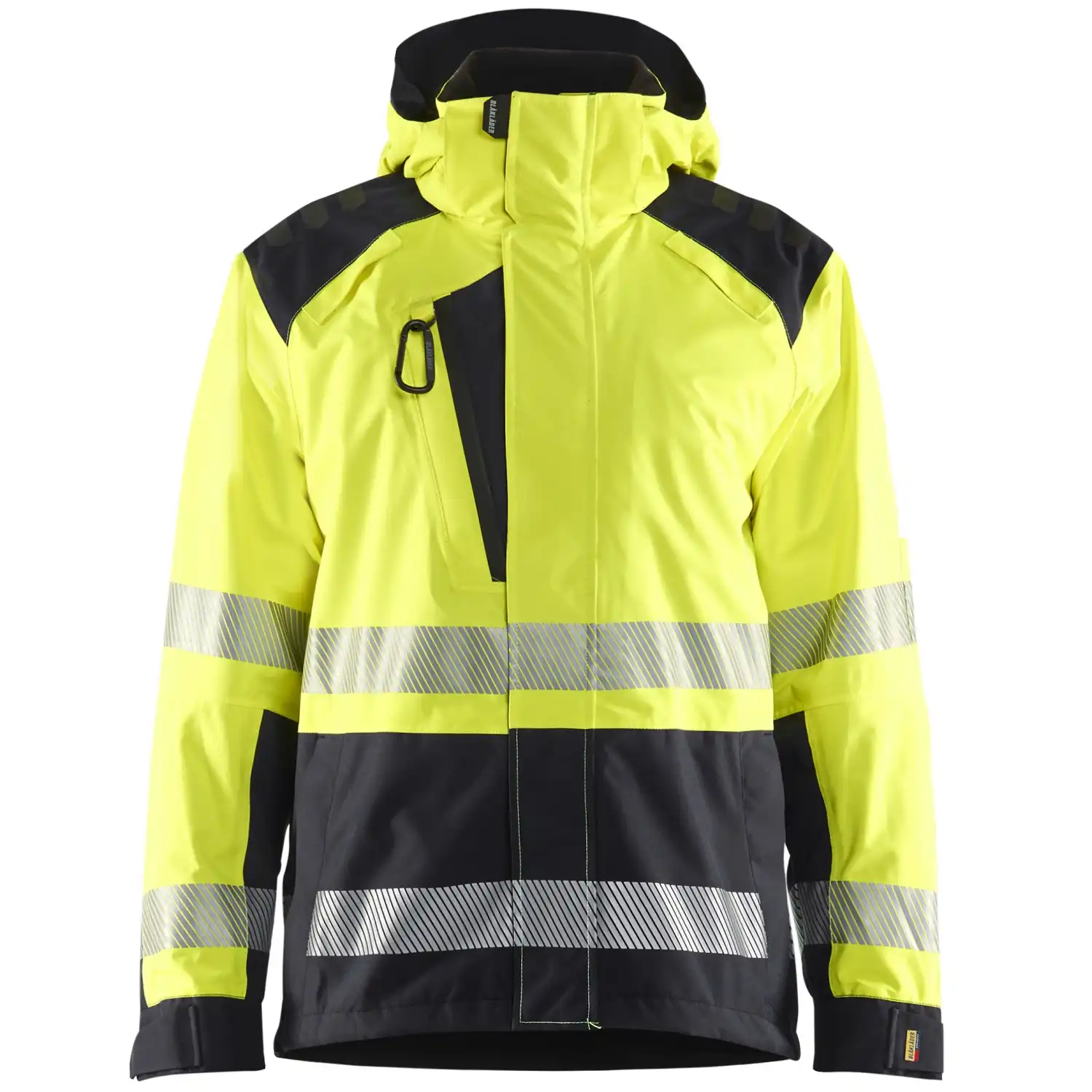 Warnschutz Regenjacke Kl. 3 "4435" in gelb/schwarz, 3XL - Thumbnail 1