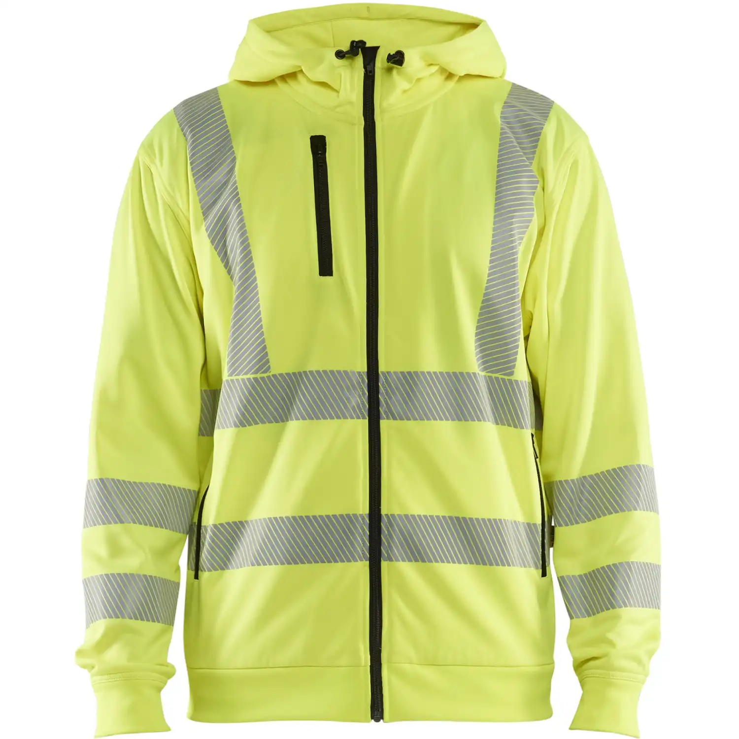 Warnschutz Kapuzen-Sweatjacke Kl. 3 "3565" in gelb, 3XL - Thumbnail 1