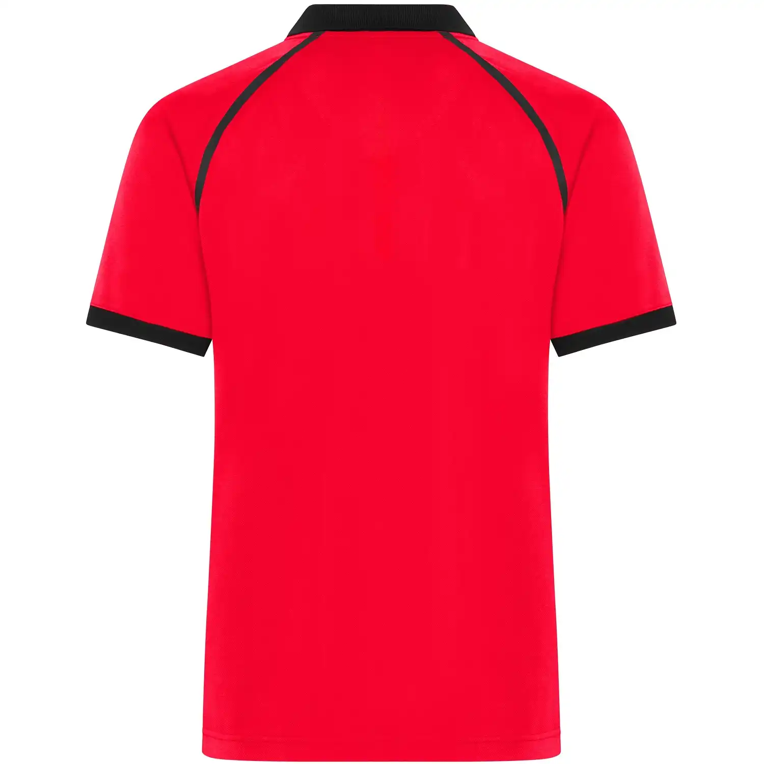 Zip Polo-Shirt "JN1308" in light-red/black, 3XL - Thumbnail 2