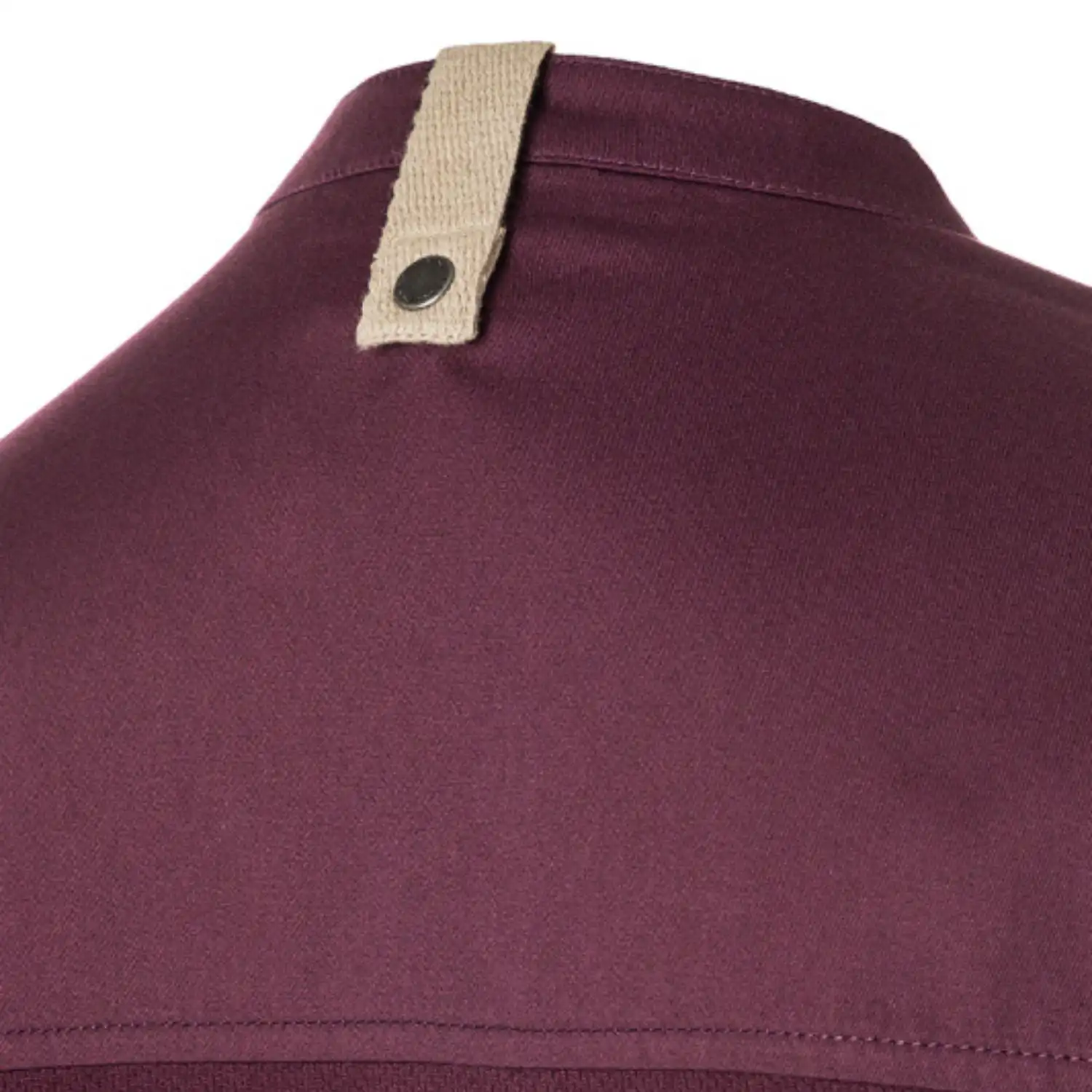Damen Kochjacke "JF 26" in aubergine, 48 - Thumbnail 5