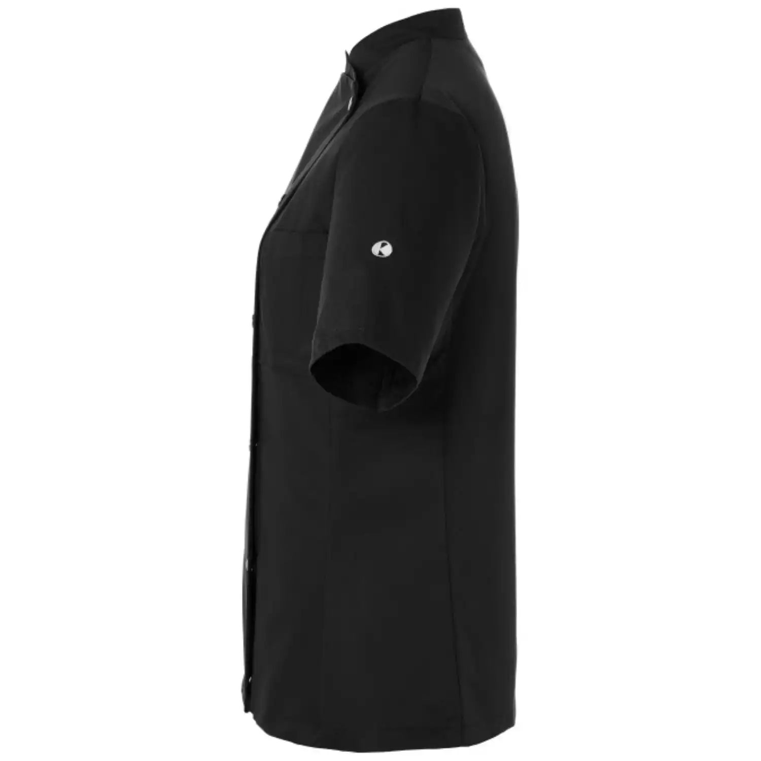 Damen Kochjacke Greta "JF 4" in schwarz, 48 - Thumbnail 3