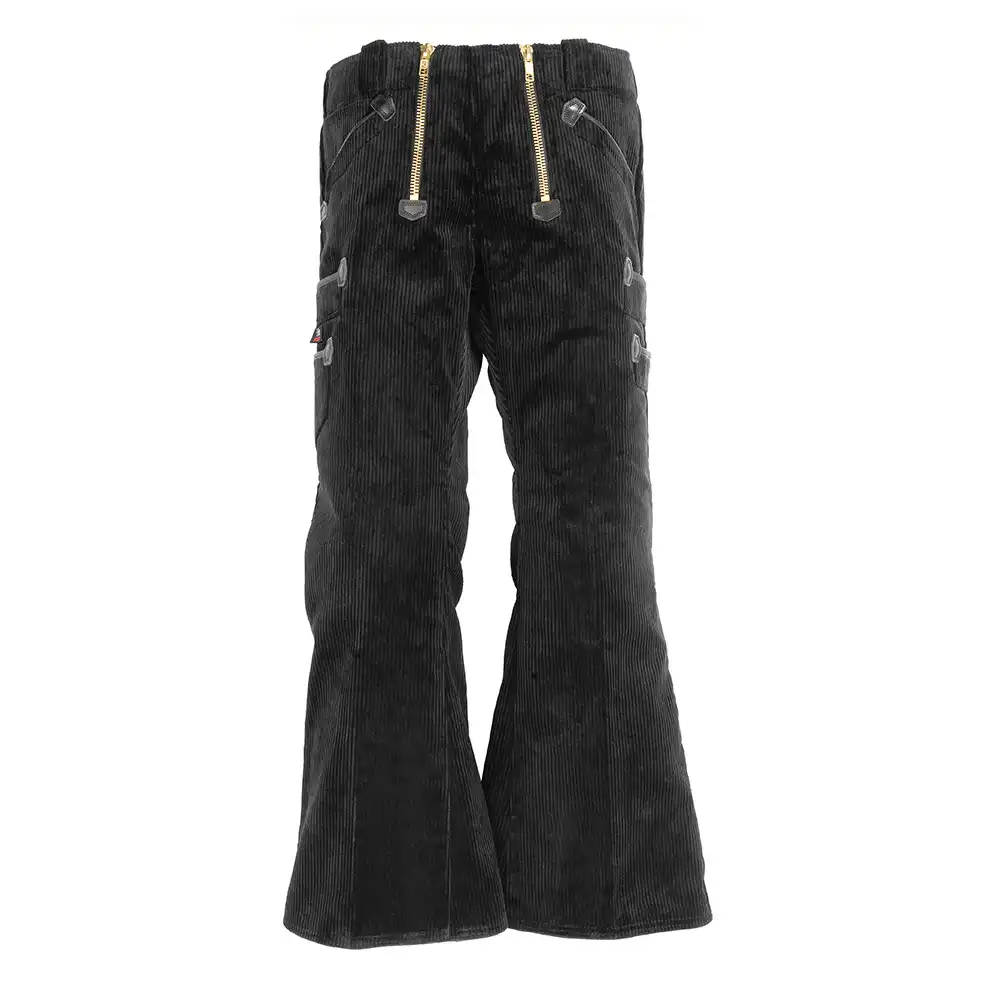 Zunfthose Trenkercord Dreidraht mit Echtleder "GUSTAV" schwarz in 44 - Thumbnail 1