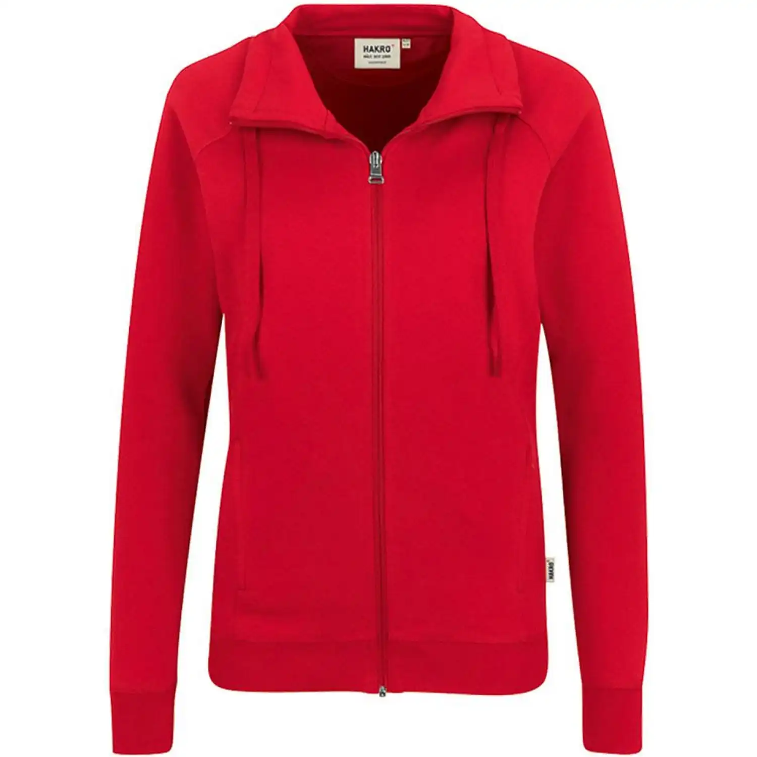 Damen-Sweatjacke College 406 in Rot, L - Thumbnail 1