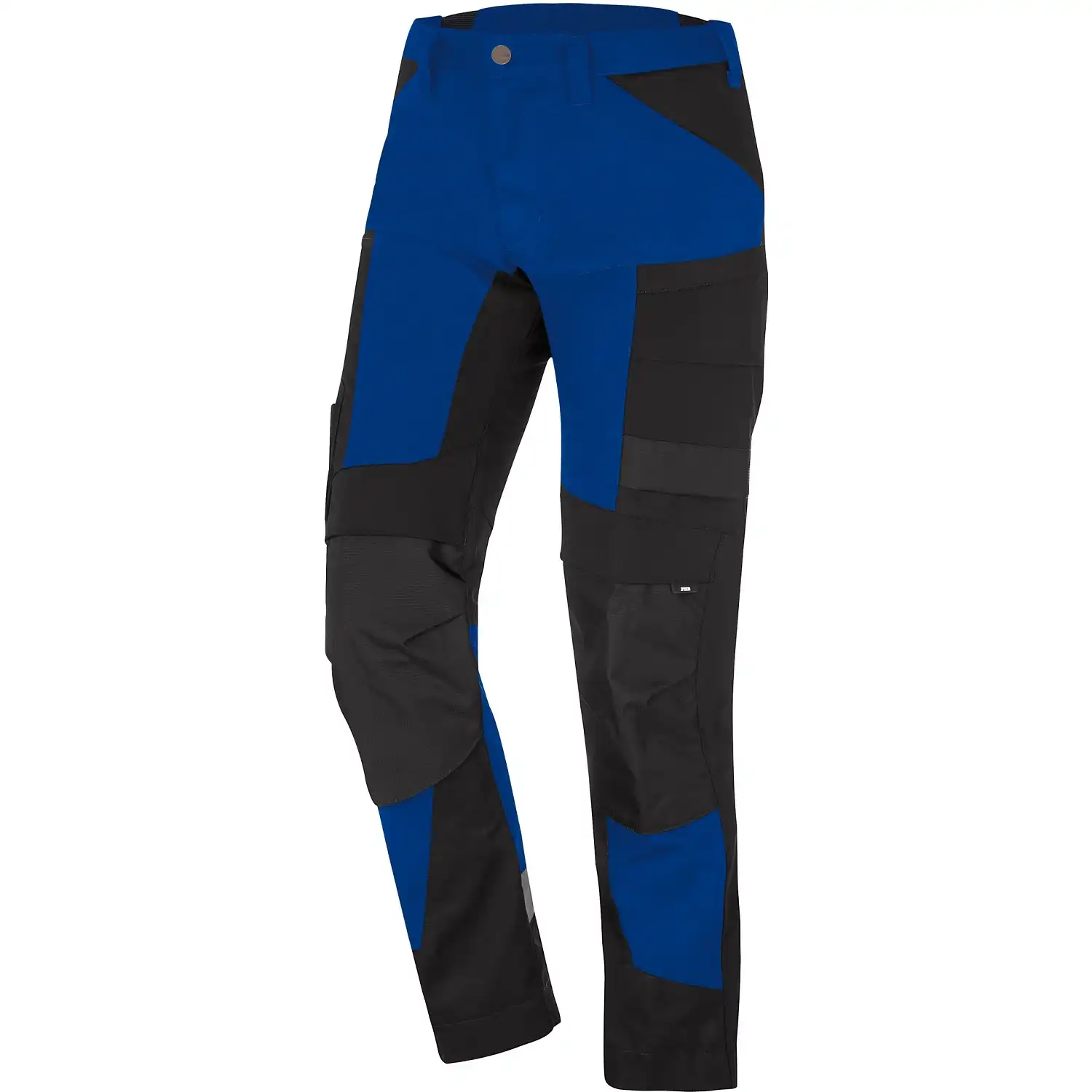 Stretch Bundhose Canvas "LEO" in royalblau/schwarz, 48 - Thumbnail 1