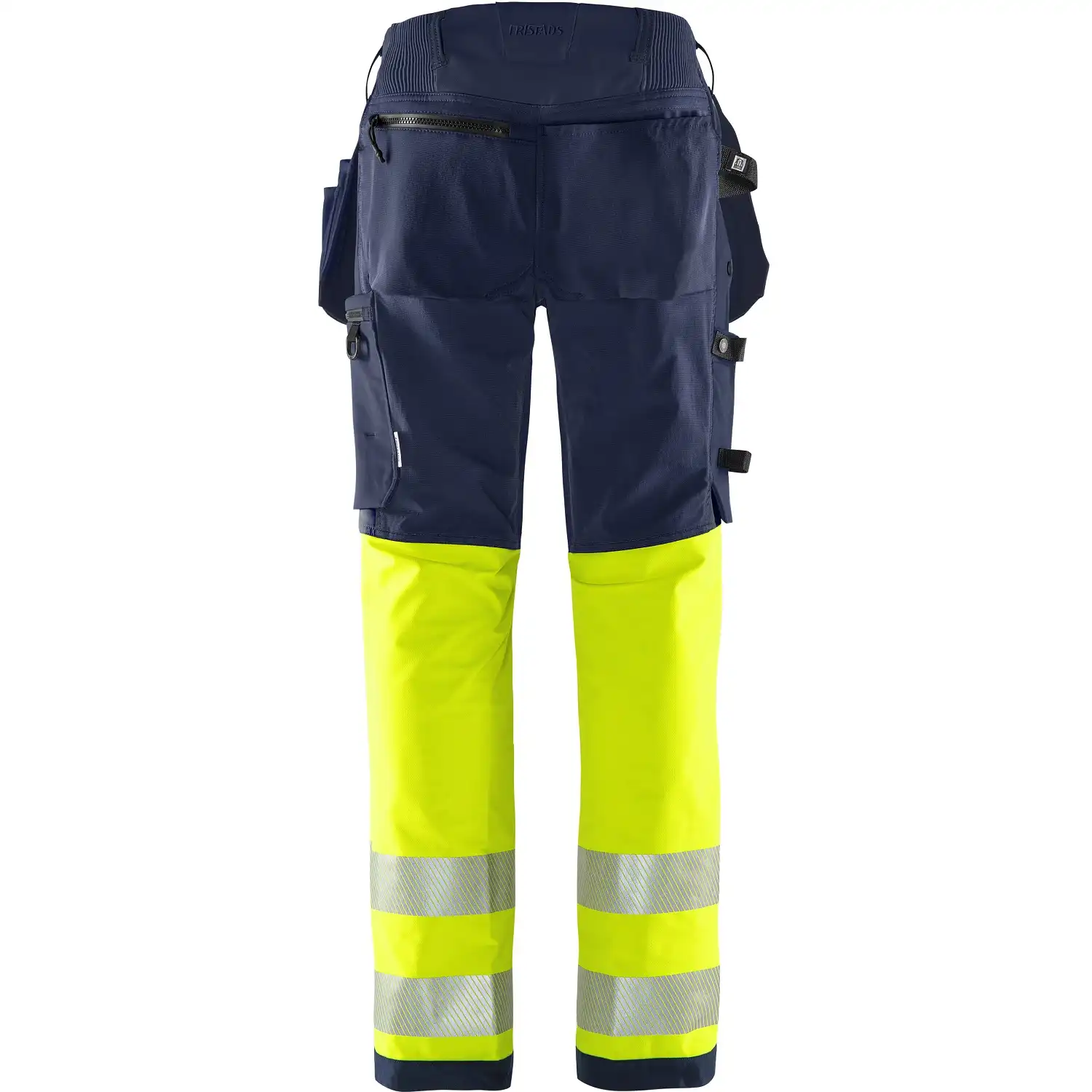 Warnschutz Stretch Handwerkerhose Kl. 1 "2643 GSTP" Green Stiby in gelb/marine, C52 - Thumbnail 2
