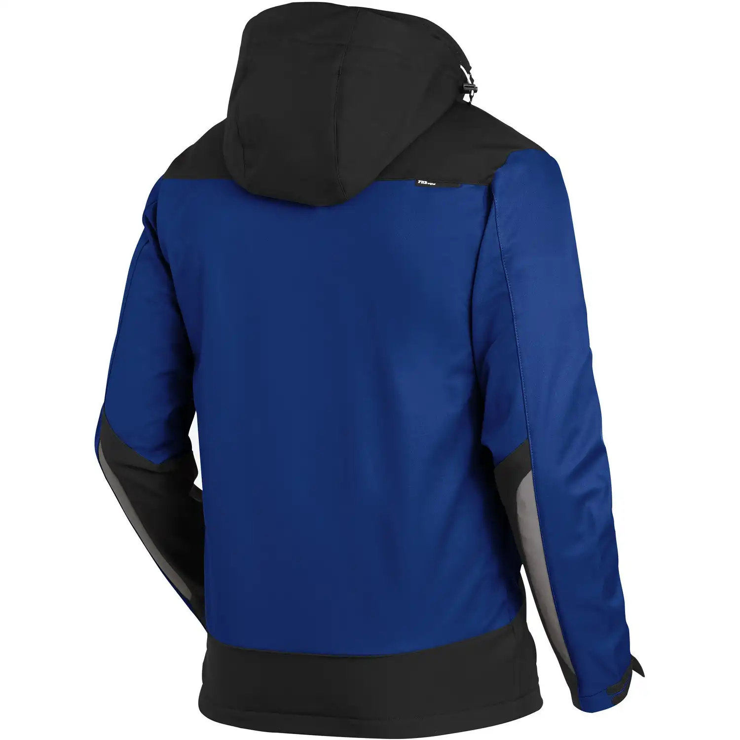 Softshelljacke "JANNIK" in royalblau/schwarz, XL - Thumbnail 2