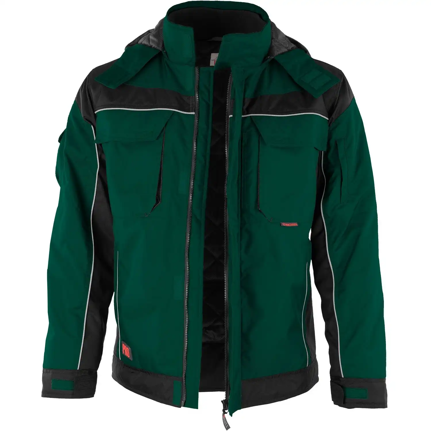 Winterjacke "PRO" in grün/schwarz, L - Bild 1