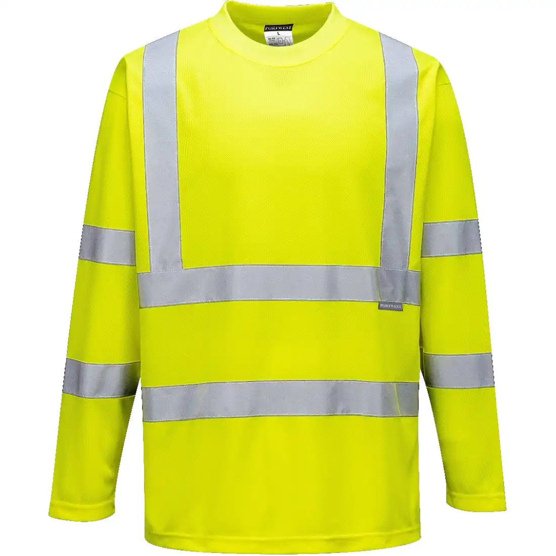 Warnschutz Langarmshirt "S178" in gelb, L - Bild 1