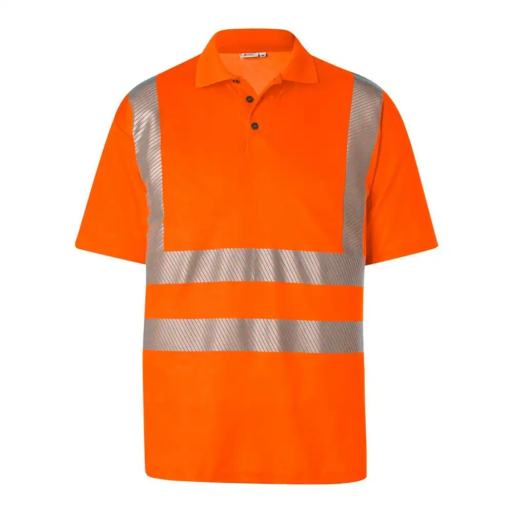 Warnschutz Poloshirt 180g/m² "REFLECTIQ" UV-Schutz in warnorange, XS - Bild 1