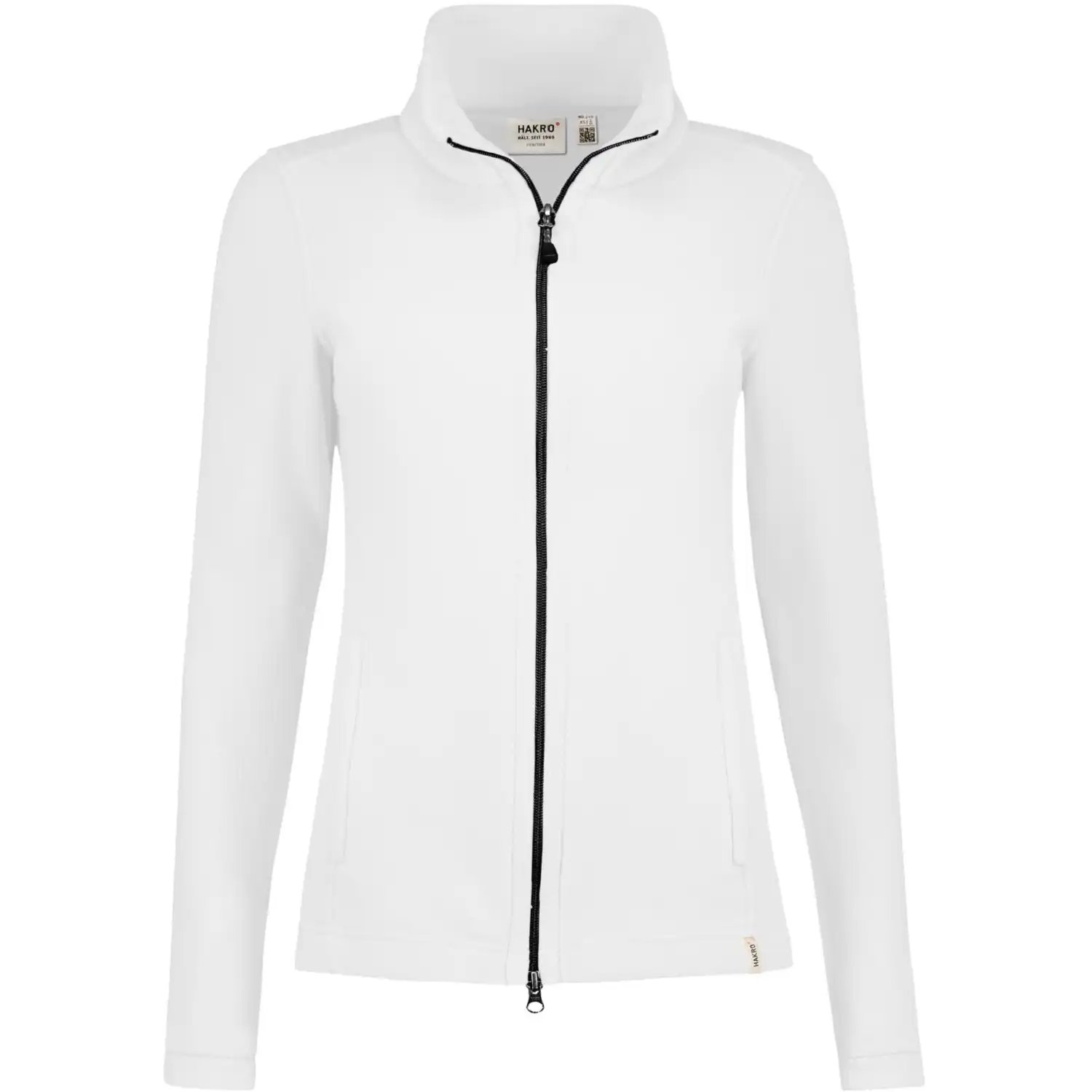 Damen Fleecejacke "ECO" 246 in L, Weiß - Thumbnail 1
