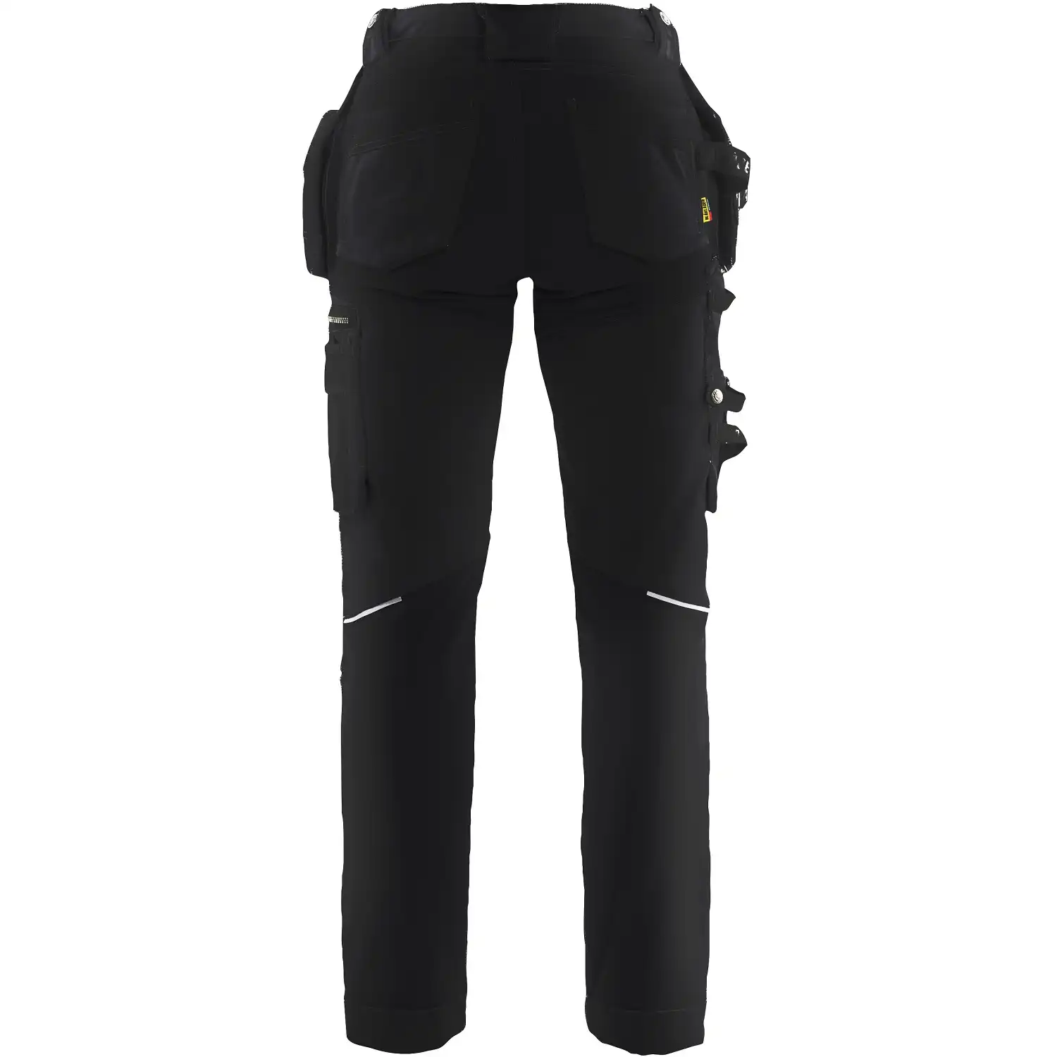 Damen Handwerkerhose "7130" in schwarz/schwarz, C38 - Thumbnail 2