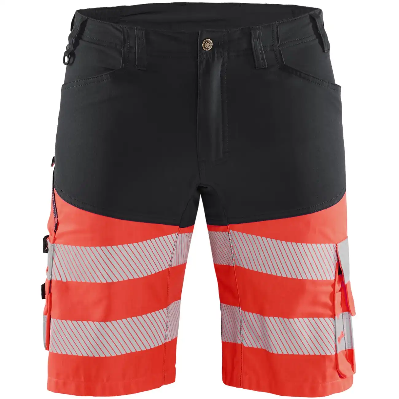 Warnschutz Stretch Shorts "1541" in schwarz/rot, C44 - Thumbnail 1