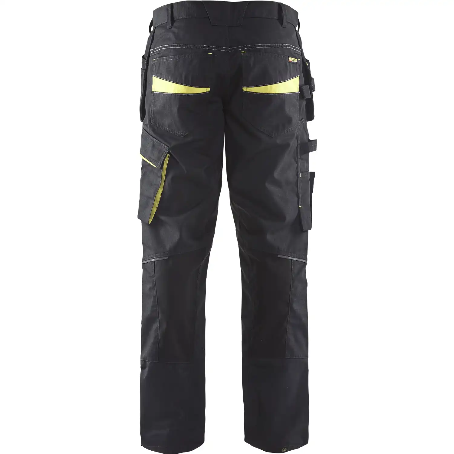 Stretch Service Handwerkerhose "1496" in schwarz/gelb, C146 - Thumbnail 2