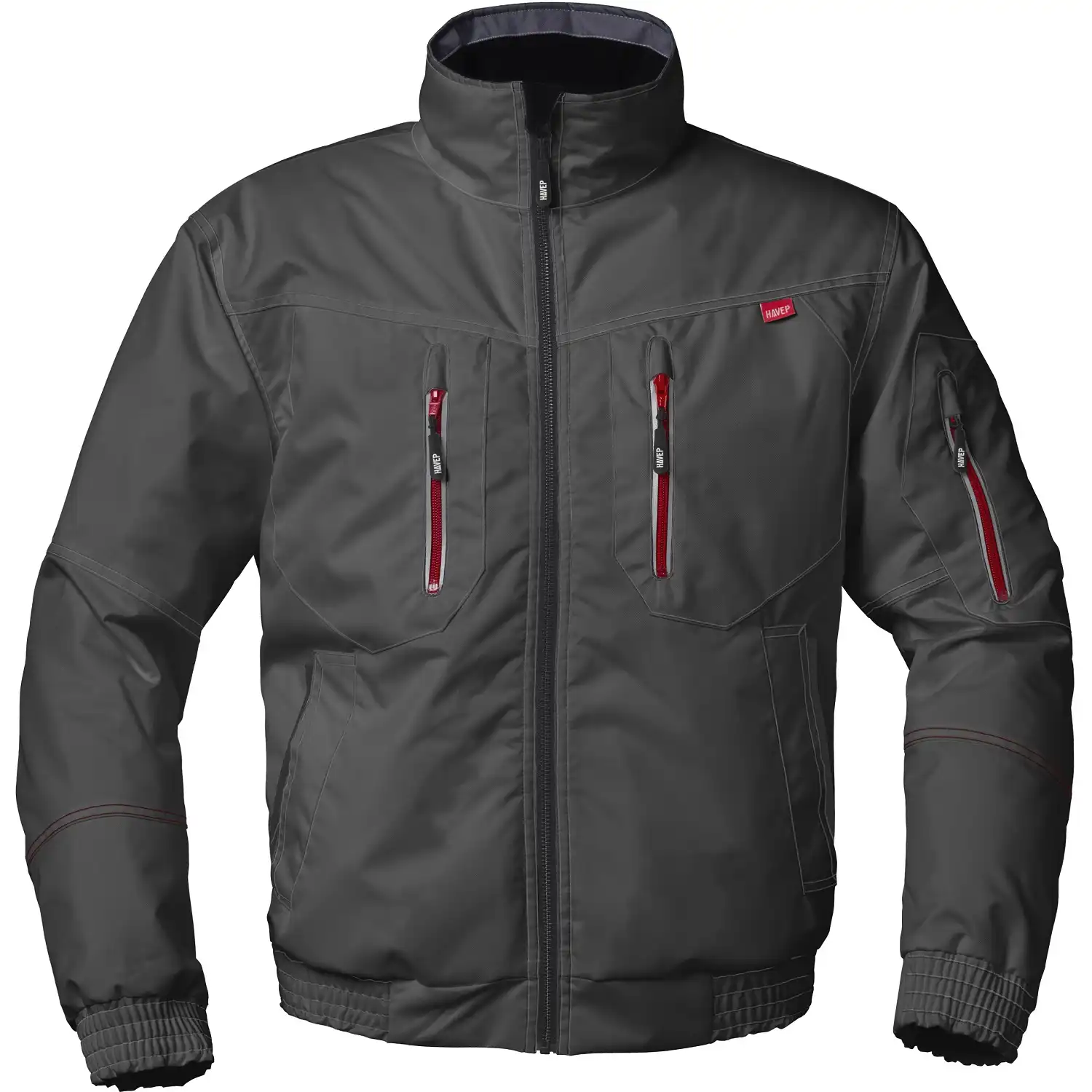 Pilotenjacke "50186" Attitude in dunkelgrau, L - Bild 1