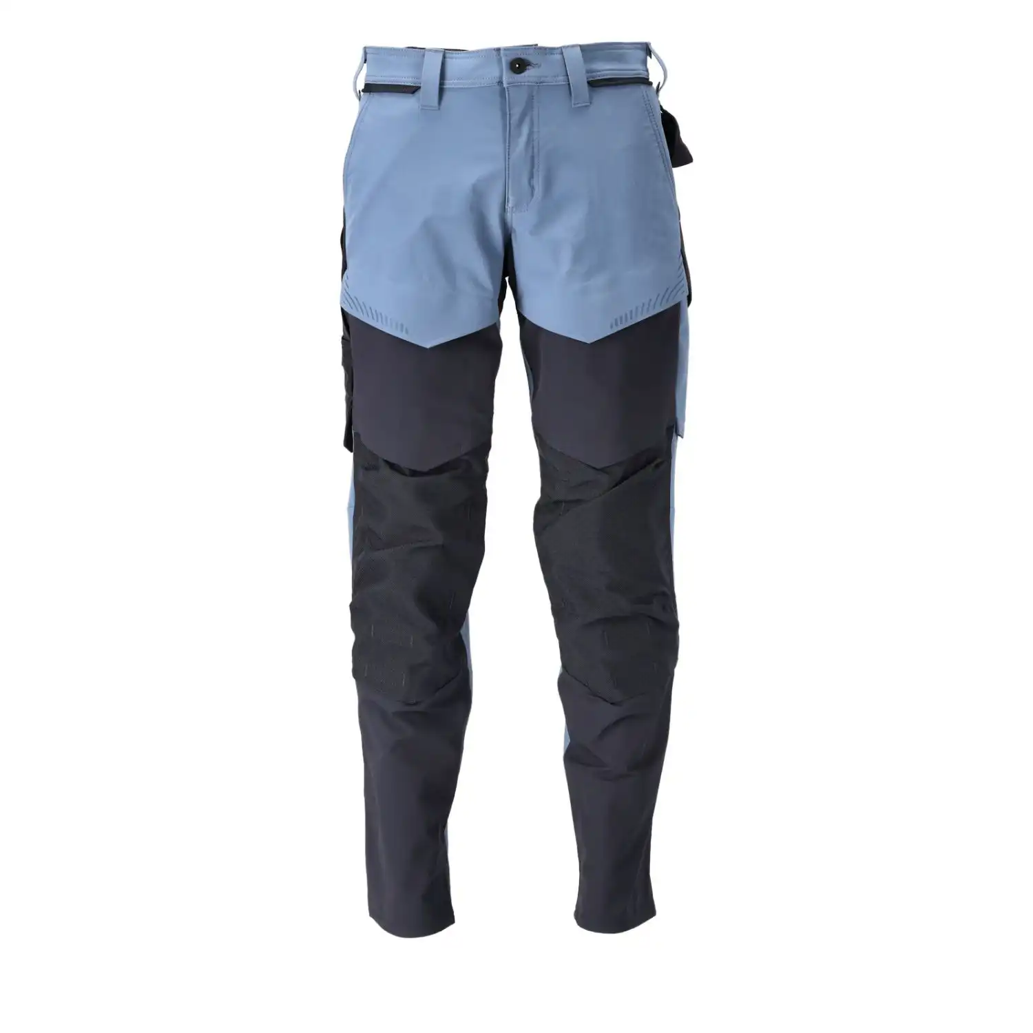 Stretch Bundhose "22379-311" Customized in steinblau/schwarzblau, 82C52 (EU 52) - Thumbnail 1