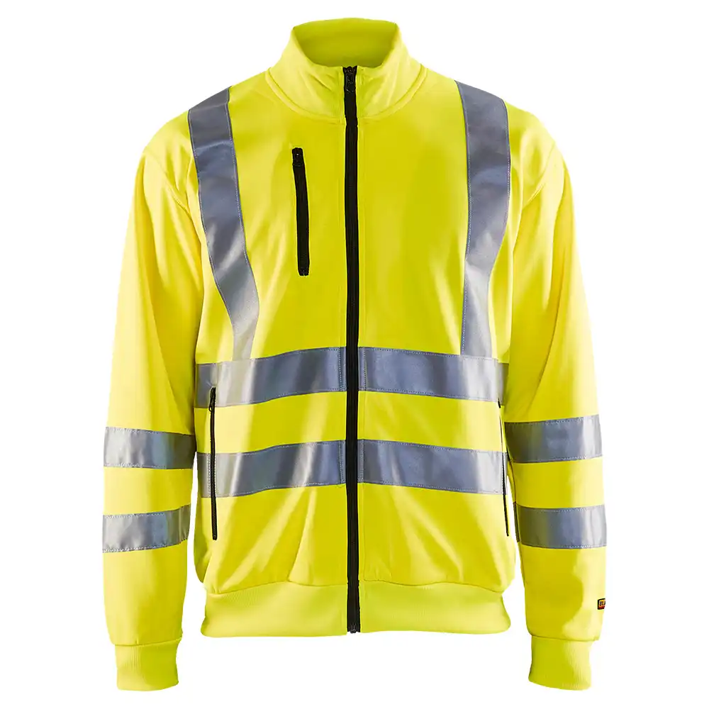 Warnschutz Sweatjacke "3358" in gelb, 3XL - Thumbnail 1