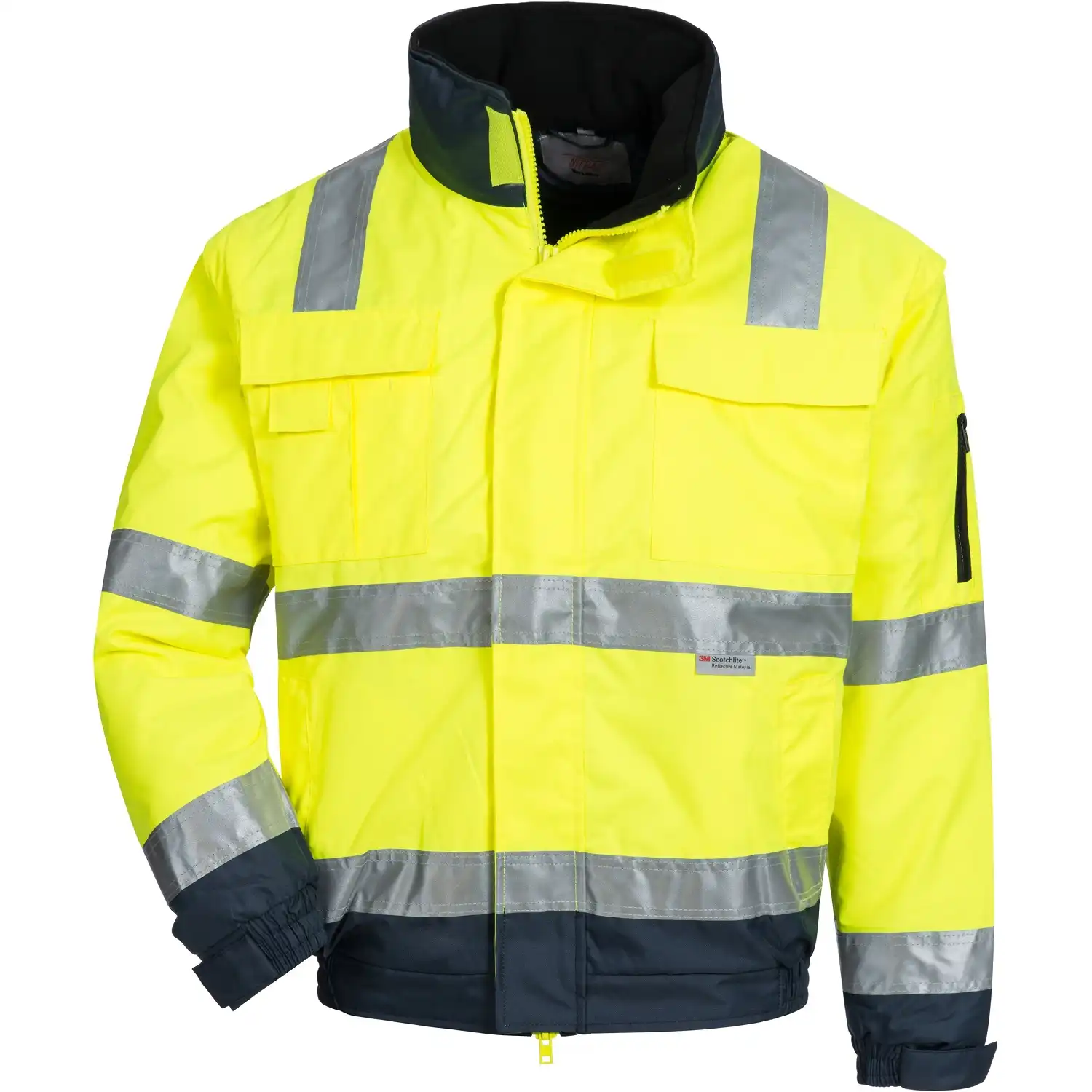 Warnschutz Pilotenjacke "MOTION TEX VIZ PLUS" in gelb/blau, XS - Thumbnail 1