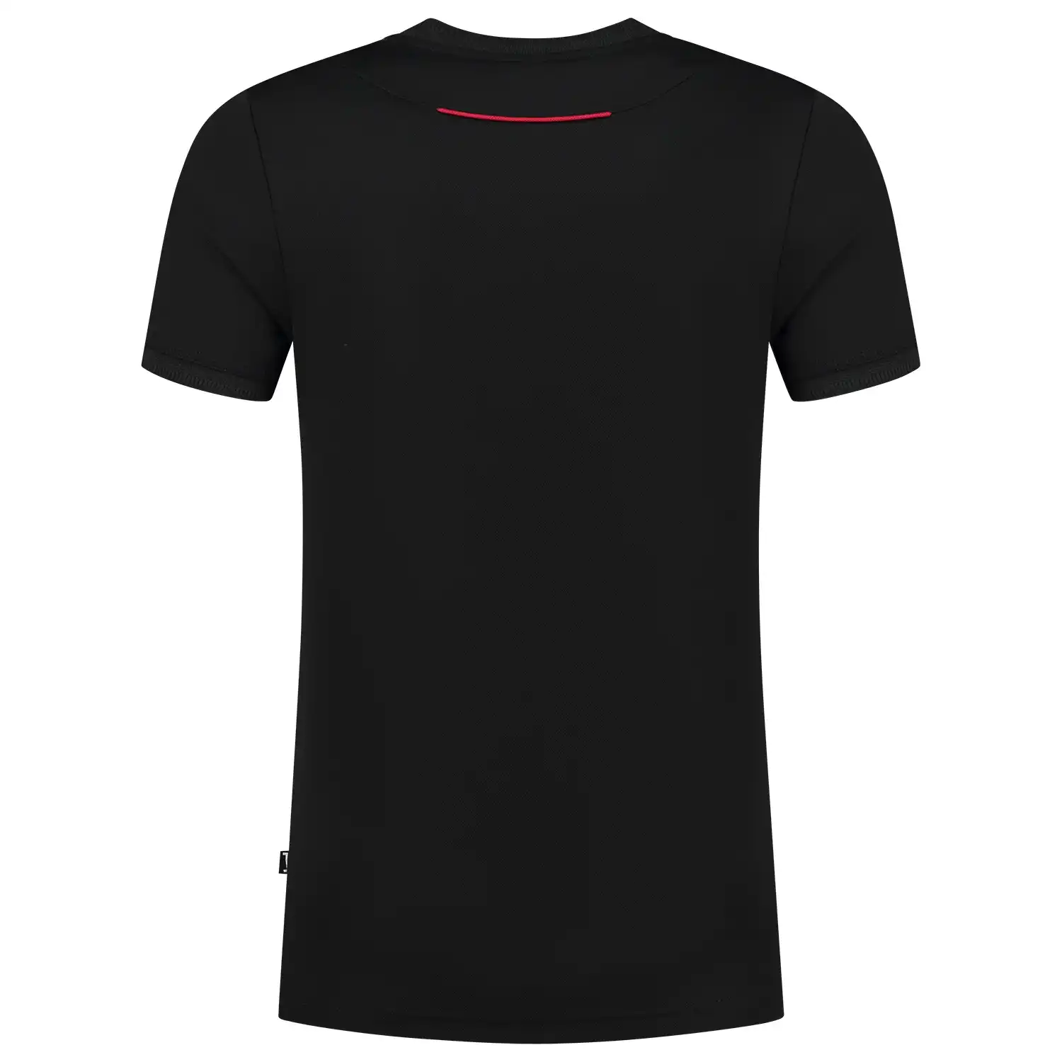 T-Shirt "102703" Accent in black/red, L - Thumbnail 3