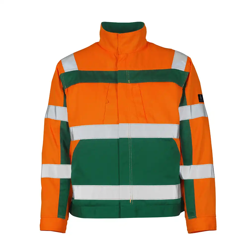 Arbeitsjacke "CAMETA" Safe Compete  in orange/grün, XXL - Bild 1