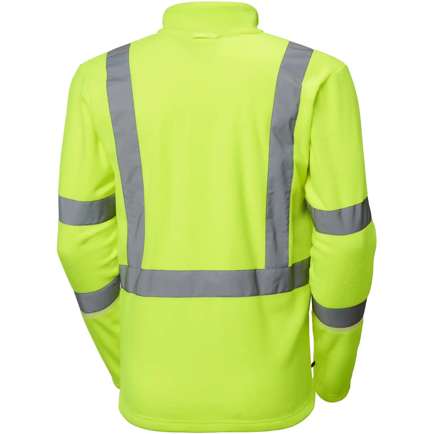 Warnschutz Fleecejacke "UC-ME" Nachtleuchtend in gelb, L - Thumbnail 2