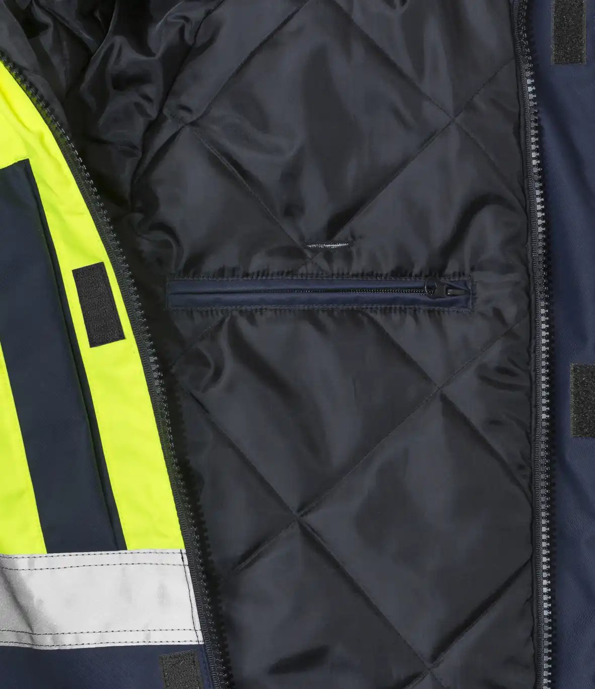 Warnschutz Winterjacke "4035 GTT" Stormsafe Kl. 3 in gelb/marine, L - Thumbnail 5