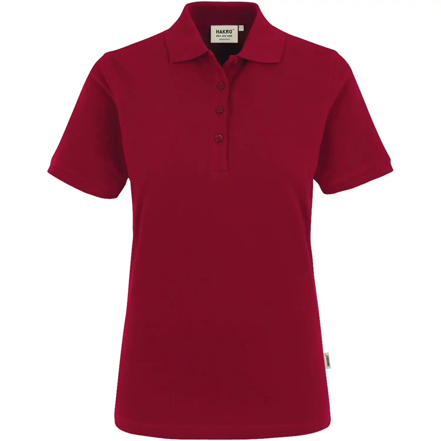 Damen-Poloshirt "CLASSIC" 110 in weinrot, L - Bild 1