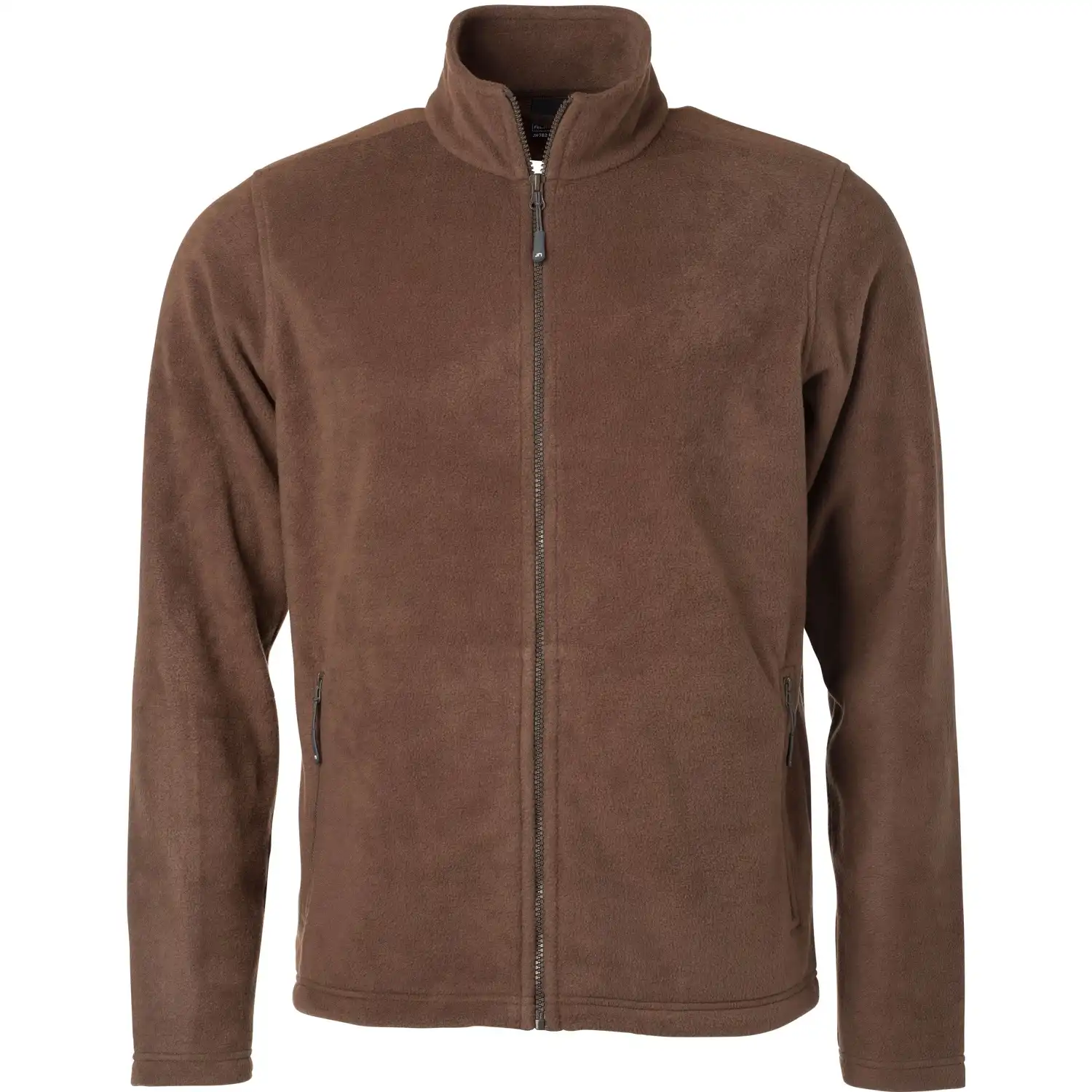 Fleecejacke "JN782" in brown, M - Bild 1