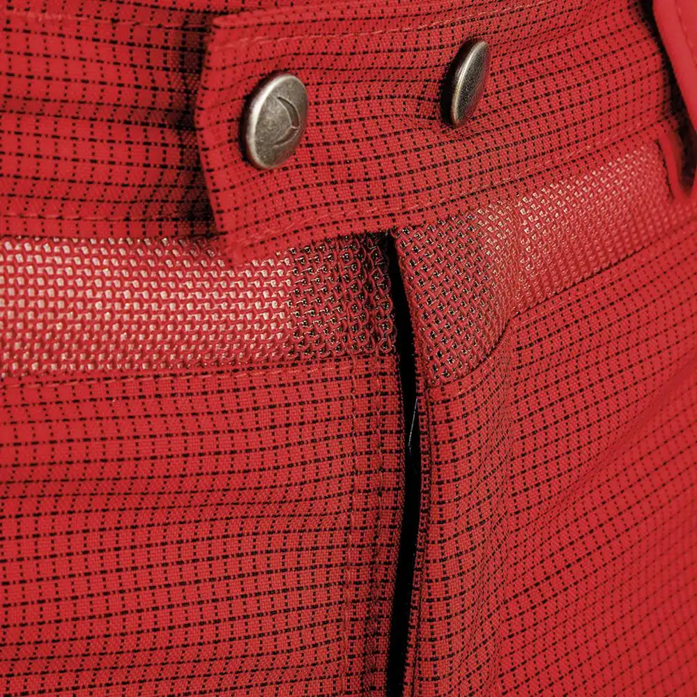 Forst-und Schnittschutzhose "VENTILATION" Klasse 1 rot in L - kurz - Thumbnail 5