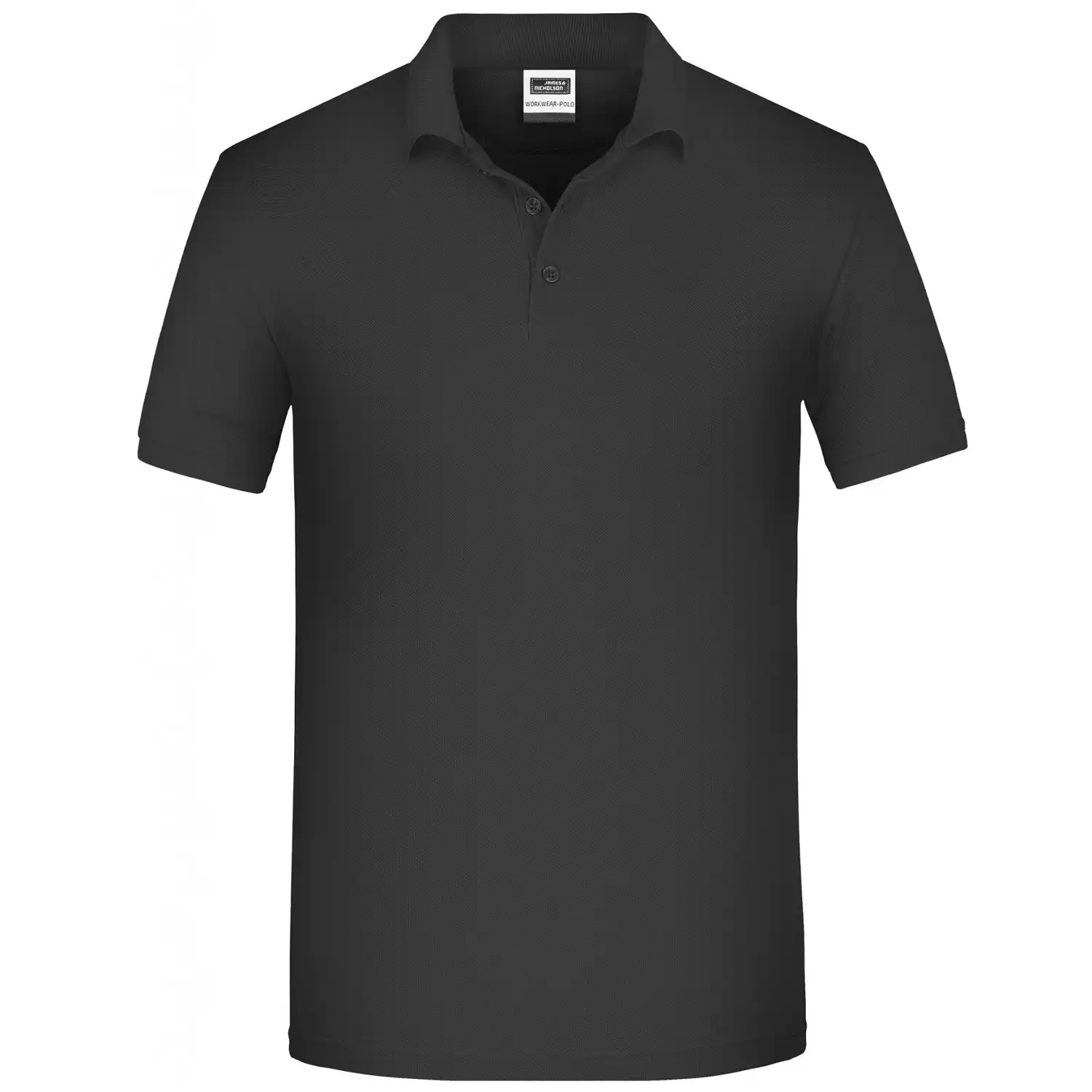 Bio Polo T-Shirt "JN874" in black, 3XL - Bild 1