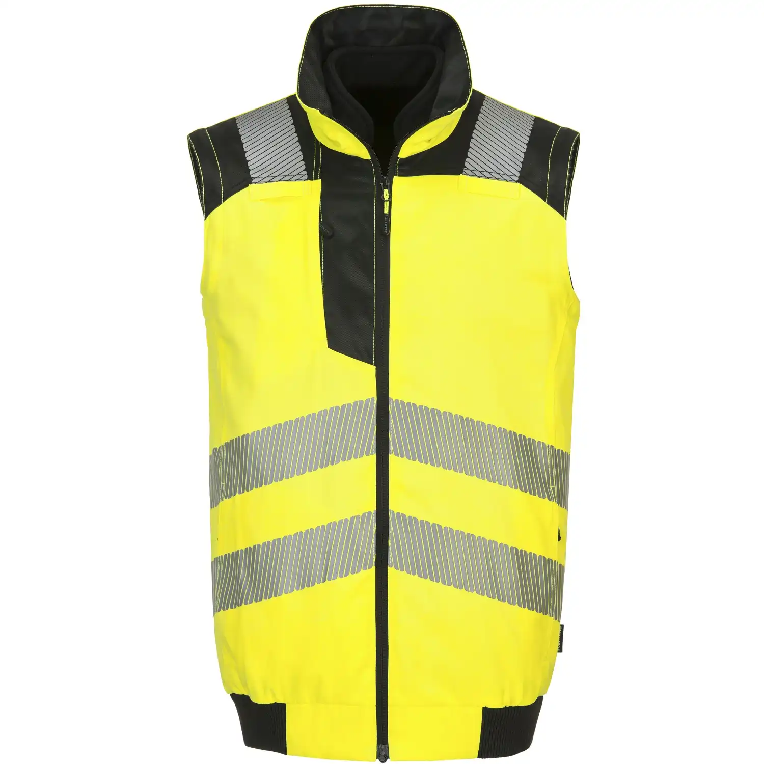 Warnschutz Pilotenjacke 3in1 "PW302" PW3 in gelb/schwarz, S - Thumbnail 3