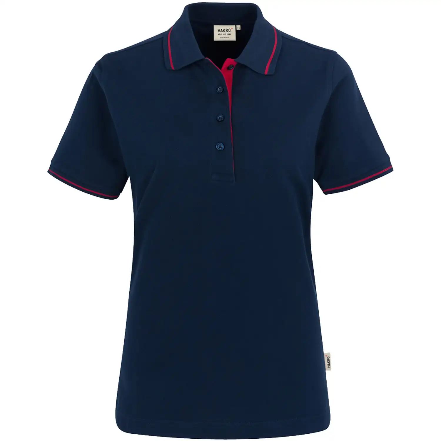 Damen Contrast Polo-Shirt "Casual" 203 in tinte, S - Bild 1