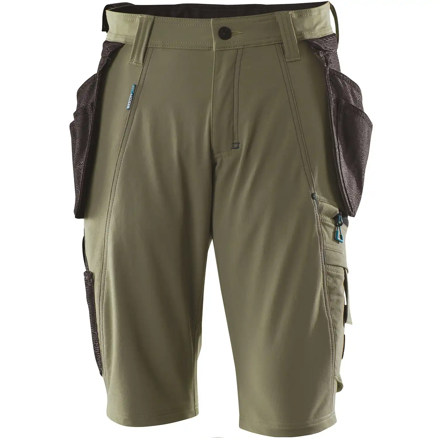 Shorts "ADVANCED" in moosgrün, C42 (EU 42) - Bild 1