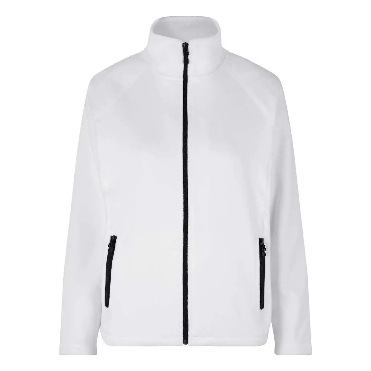 Damen Fleecejacke "58050" ID0805 in L, Weiß - Bild 1