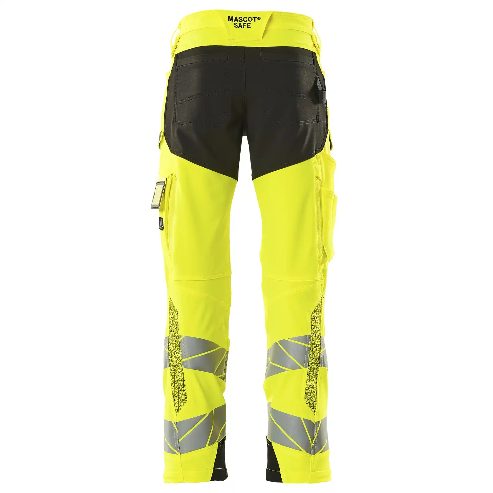 Warn Stretchbundhose Kl.2 ACCELERATE SAFE  in gelb/schwarz, 76C46 (EU 23) - Thumbnail 2