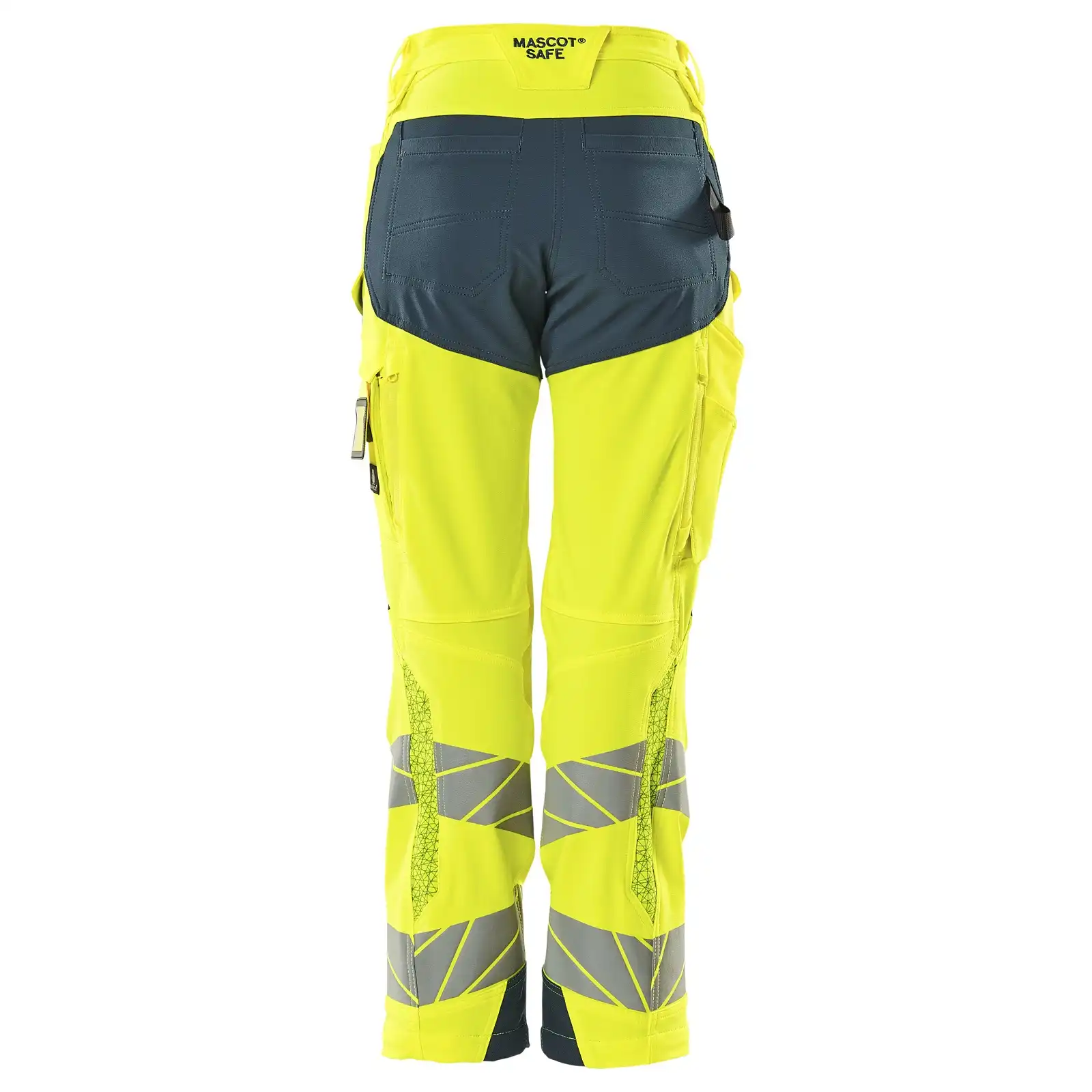 Dame Warn Stretchbundhose K2 ACCELERATESAFE  in gelb/dunkelpetroleum, 76C34 - Thumbnail 2