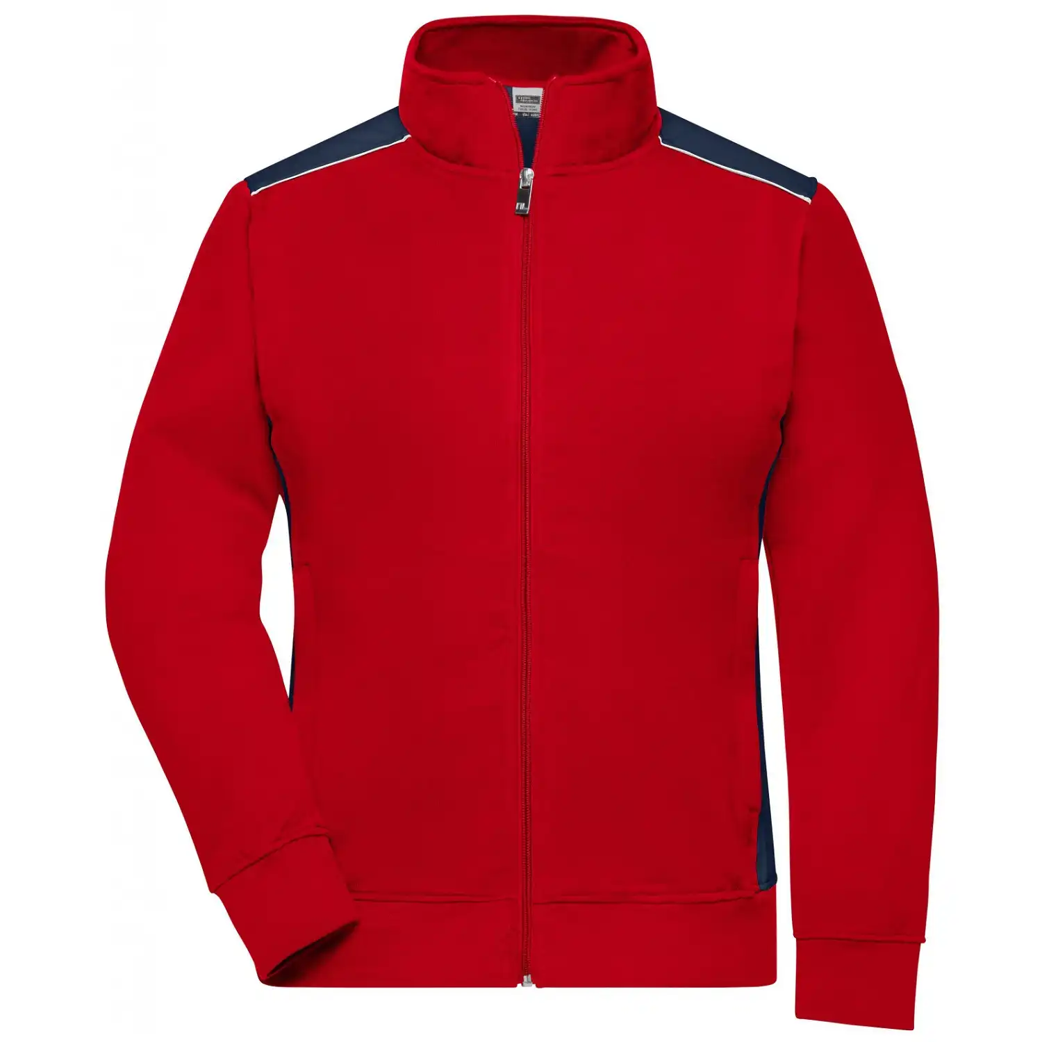 Damen Sweatjacke "JN869" in red/navy, 3XL - Bild 1