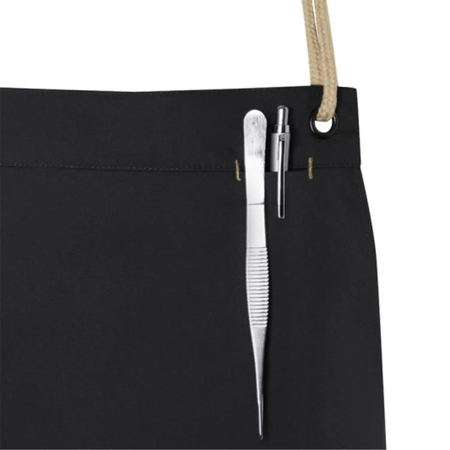 Latzschürze New-Nature "LS 40" in schwarz - Thumbnail 3