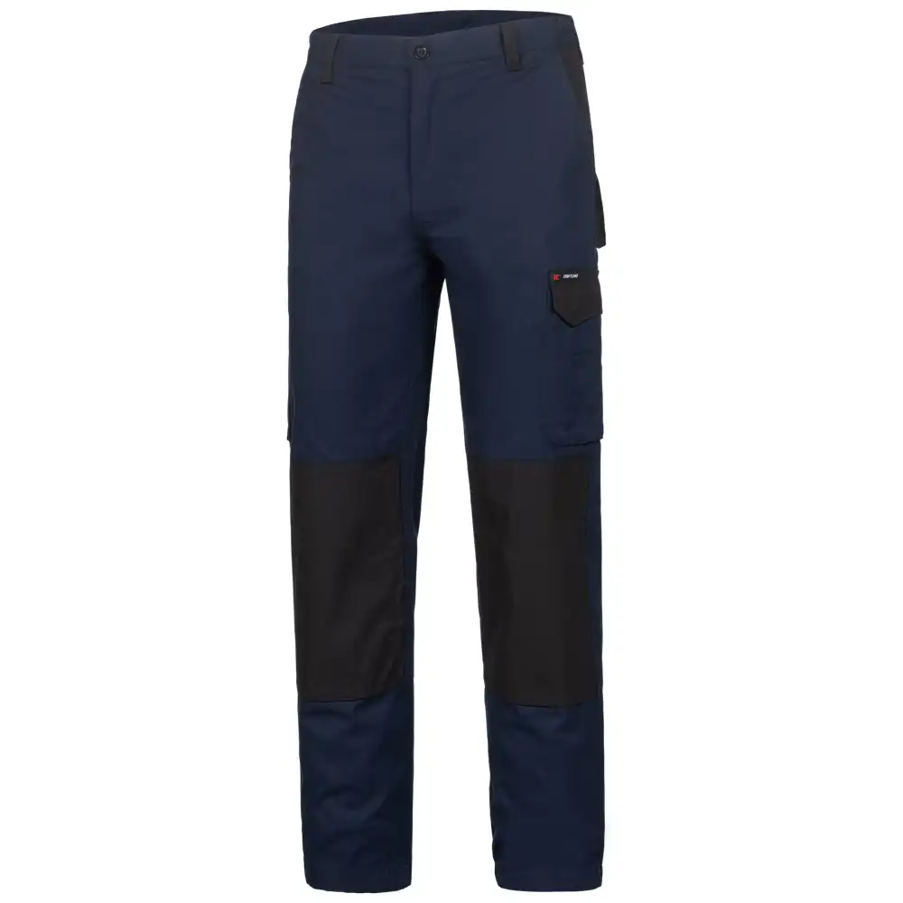 Bundhose Twill 245g/m²  in marine/schwarz, 42 - Thumbnail 1
