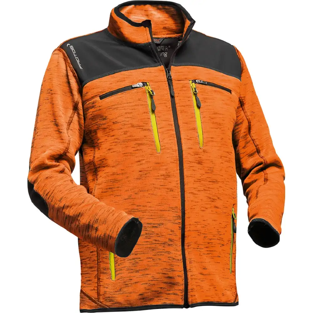 Strickjacke "INUIT" in Orange, L - Bild 1