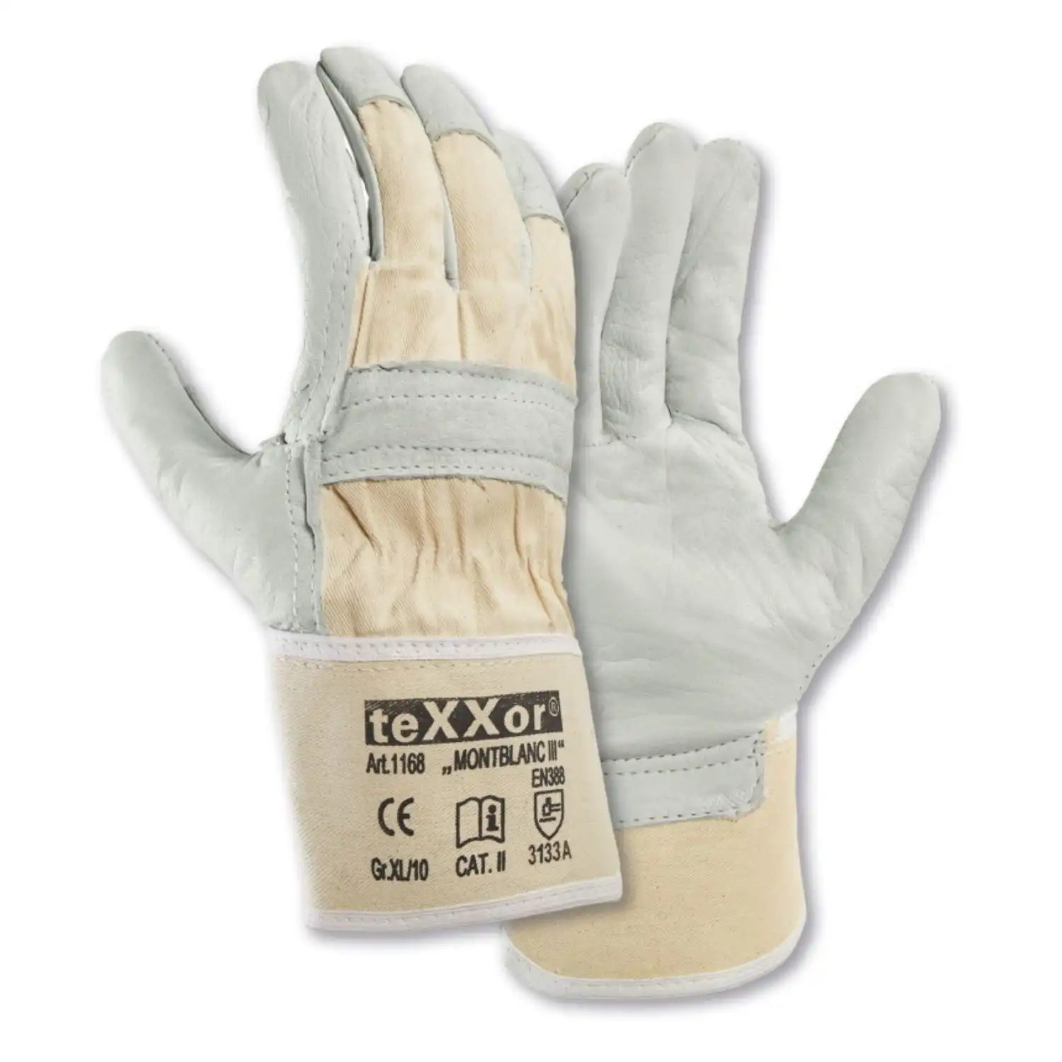 Rindvollleder-Arbeitshandschuhe "MONTBLANC III"  in 9 (L) - Thumbnail 1