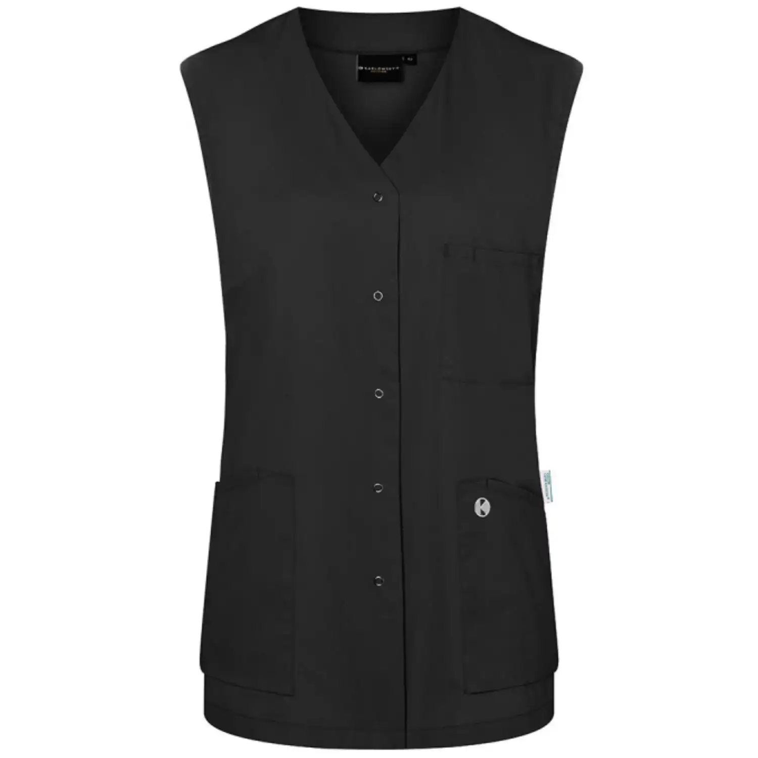 Ärmelloser Damen Kasack "KS 67" in black, 36 - Thumbnail 1