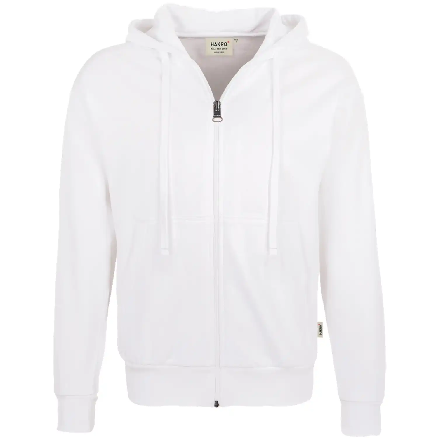 Kapuzen-Sweatjacke "PREMIUM" 300g/m² in L, Weiß - Bild 1