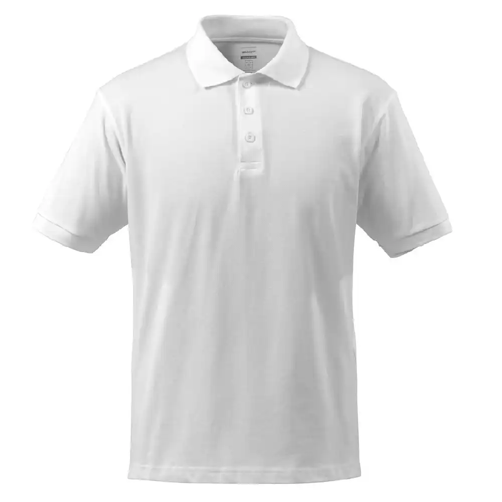 Polo-Shirt "BANDOL" Crossover in XXL, Weiß - Bild 1