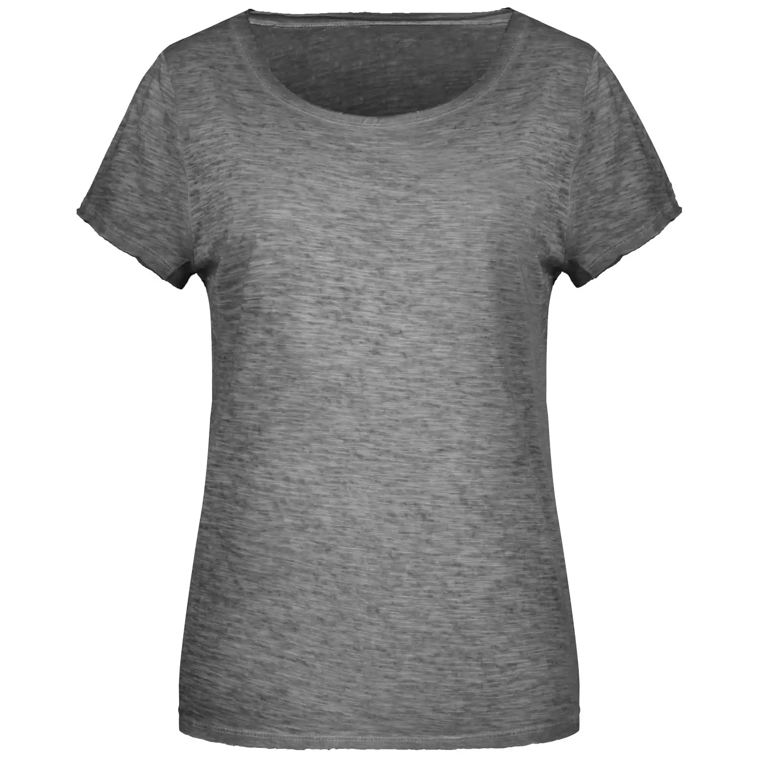 Damen Slub T-Shirt "8015" in graphite, L - Bild 1